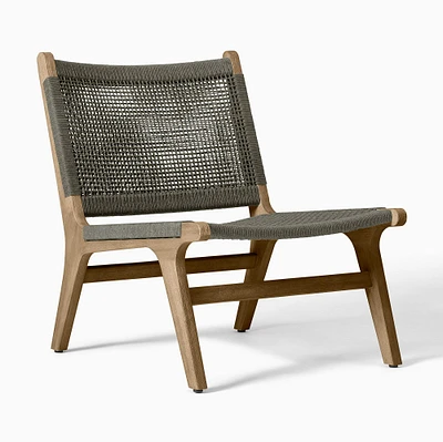 Moines Outdoor Petite Lounge Chair | West Elm