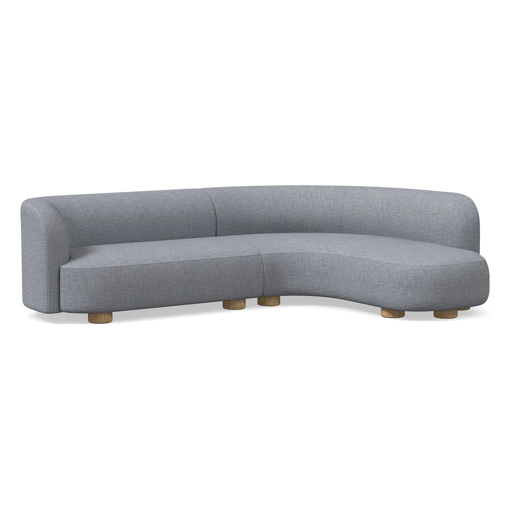 Laurent 2-Piece Wedge Chaise Sectional (111.5") | West Elm