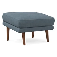 Lucia Ottoman - Wood Legs | West Elm