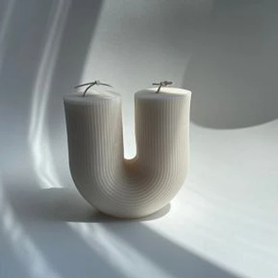 Aaram Lux U Ribbed Candle