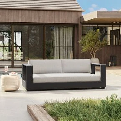 Telluride Aluminum Outdoor 83in Sofa, Dark Bronze