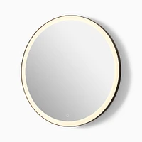 Round Light-Up Vanity Mirror (30") | West Elm