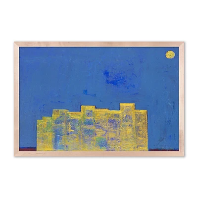 "Golden City" Framed Wall Art by Clifton Hayes | West Elm