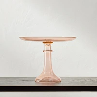 Estelle Colored Glass Cake Stand & Dome | West Elm