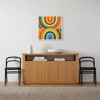 Overlapping Arcs Framed Wall Art by Erica Hauser | West Elm