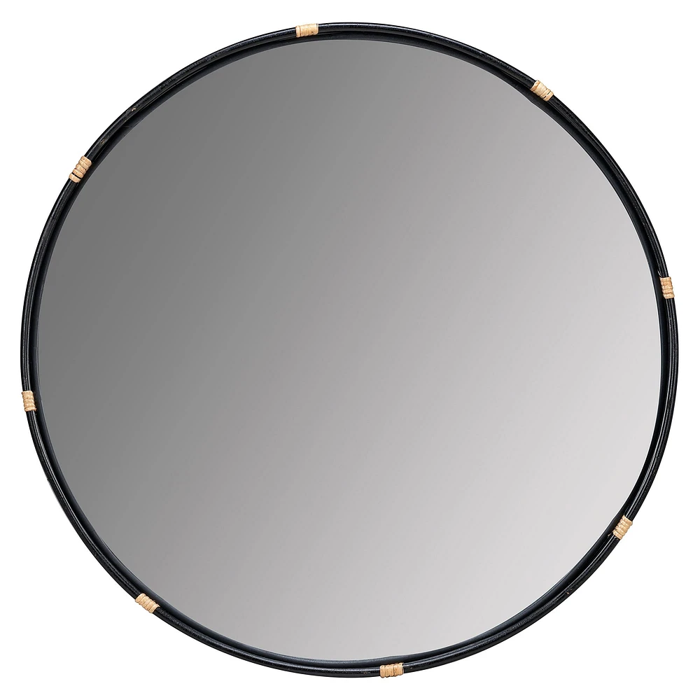 Round Rattan Wall Mirror | West Elm