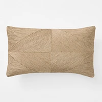 Jute Geo Pillow Cover | West Elm