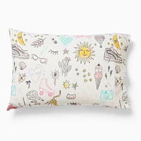 Sketchbook Pillowcase Set | West Elm