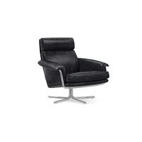 Kristoff Leather Swivel Chair | West Elm