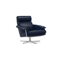 Kristoff Leather Swivel Chair | West Elm