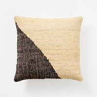 Colorblock Jute Pillow Cover | West Elm