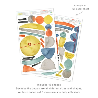 Mej Abstract Shapes Bright Kit | West Elm