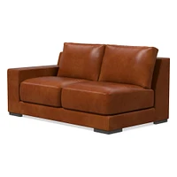 Build Your Own - Dalton Leather Sectional | West Elm