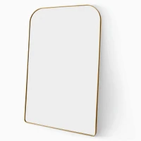 Streamline Oversized Wide Arch Metal Floor Mirror | West Elm