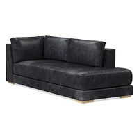 Build Your Own - Dalton Leather Sectional | West Elm