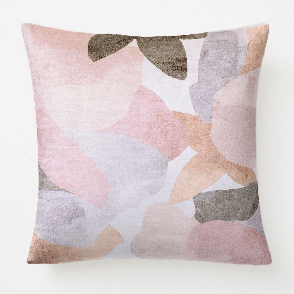 Modern Abstract Floral Pillow Cover | West Elm