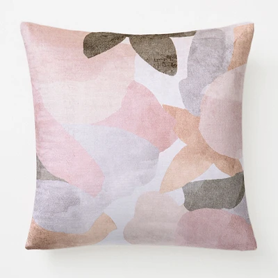 Modern Abstract Floral Pillow Cover | West Elm