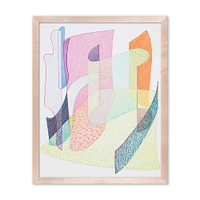 "Harmonic Abstractions" Framed Wall Art by Alicia Sterling Beach | West Elm