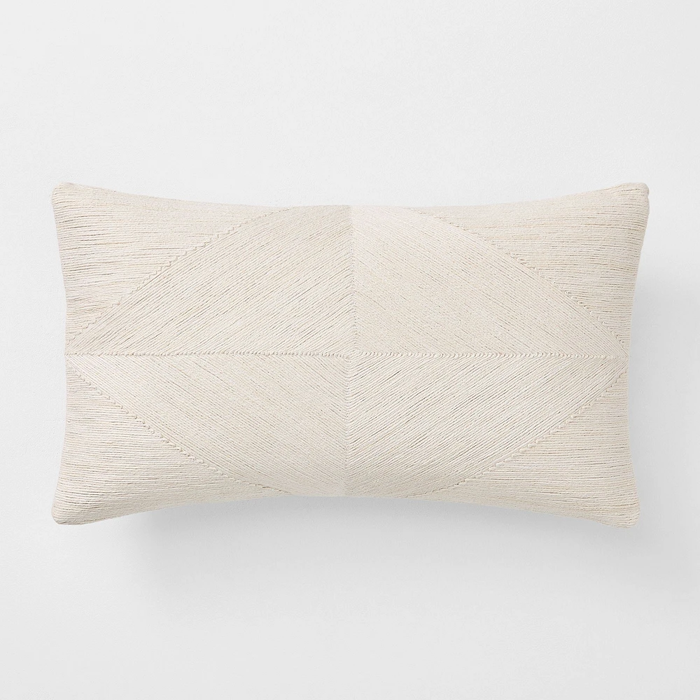 Jute Geo Pillow Cover | West Elm