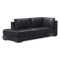 Build Your Own - Dalton Leather Sectional | West Elm