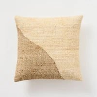 Colorblock Jute Pillow Cover | West Elm