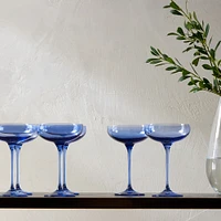 Estelle Colored Glass Champagne Coupe | West Elm