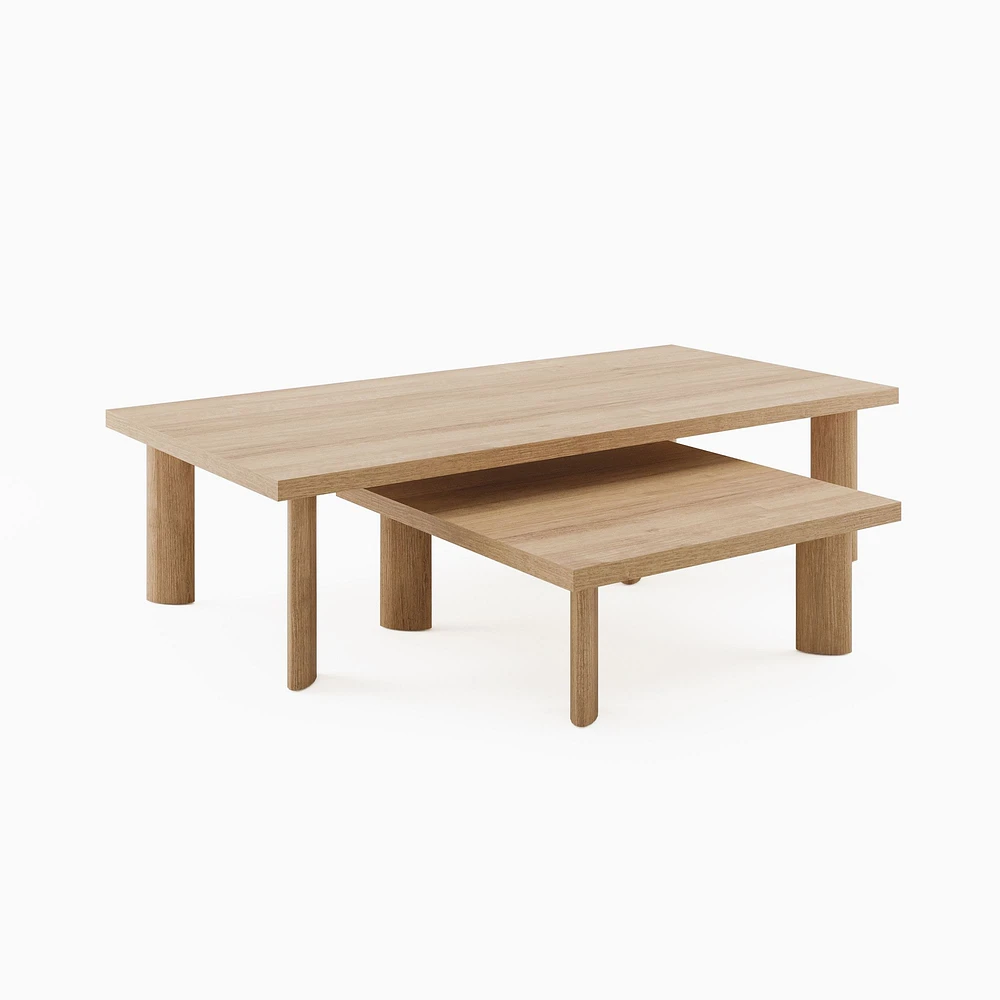 Boardwalk Rectangular Nesting Table | West Elm