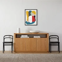 Mid-Century Geo Framed Wall Art | West Elm