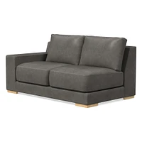 Build Your Own - Dalton Leather Sectional | West Elm