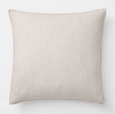 Linen Corded Pillow Cover & Throw Set | West Elm