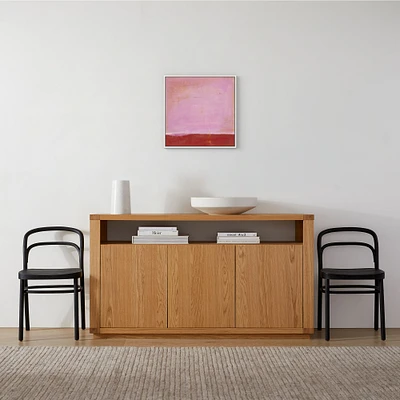 Red on Pink Framed Wall Art by Laura Gunn | West Elm