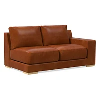 Build Your Own - Dalton Leather Sectional | West Elm