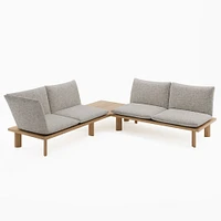 Boardwalk Corner Sectional w/ Table | West Elm