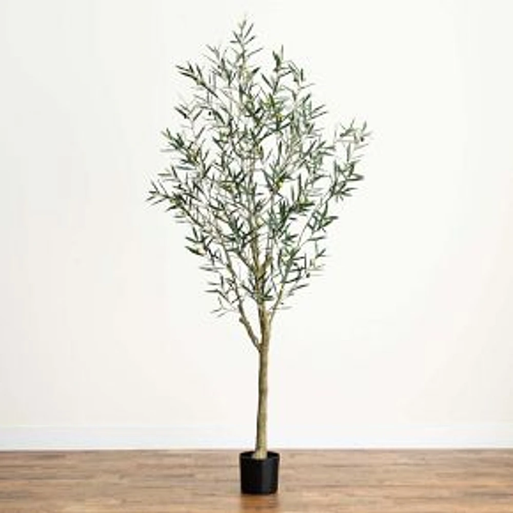 Faux Greco Olive Tree, 7'