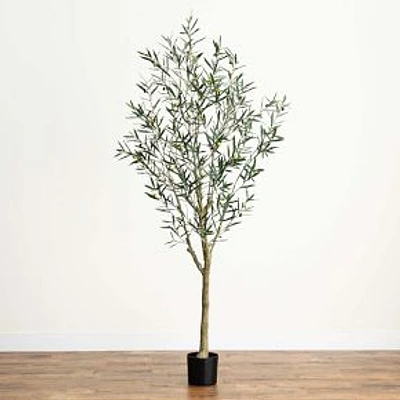 Faux Greco Olive Tree, 7'