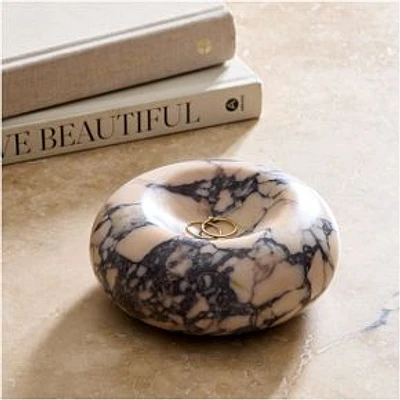 Marble Donut Trinket Tray, Small, Multi