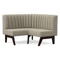 Novak Banquette - Vertical Channel Tufting | West Elm