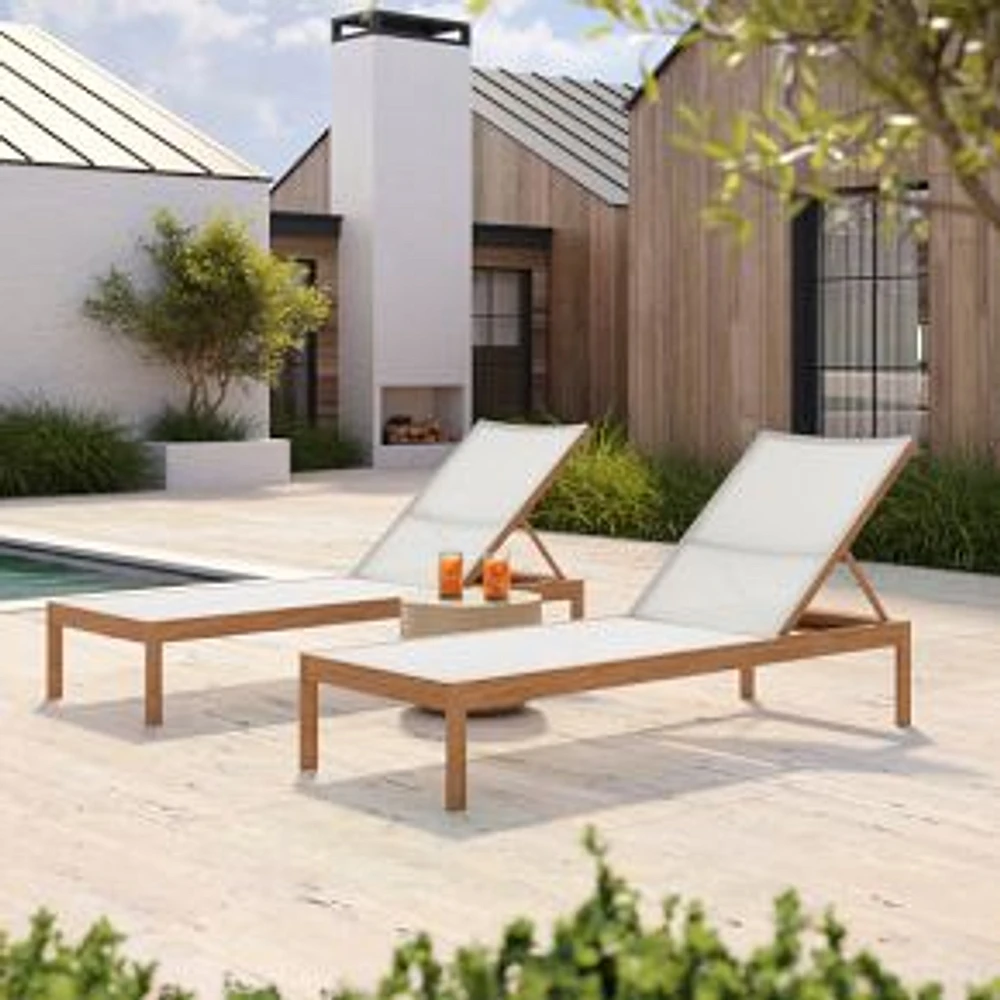 Playa Outdoor Chaise Lounge, Mast