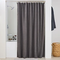 Plush Waffle Shower Curtain | West Elm