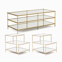 Terrace Coffee Table & 2 Side Tables Set | Modern Living Room Furniture | West Elm