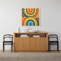 Overlapping Arcs Framed Wall Art by Erica Hauser | West Elm
