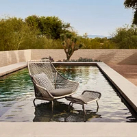 Huron Outdoor Lounge Chair & Ottoman Set | West Elm