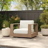 Telluride Outdoor Swivel Chair | West Elm