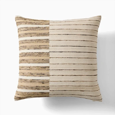 Silk Splice Stripe Pillow Cover | West Elm