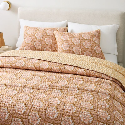 Lennon Floral Reversible Quilt & Shams | West Elm