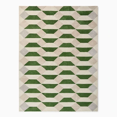 Faceted Tile Rug | West Elm