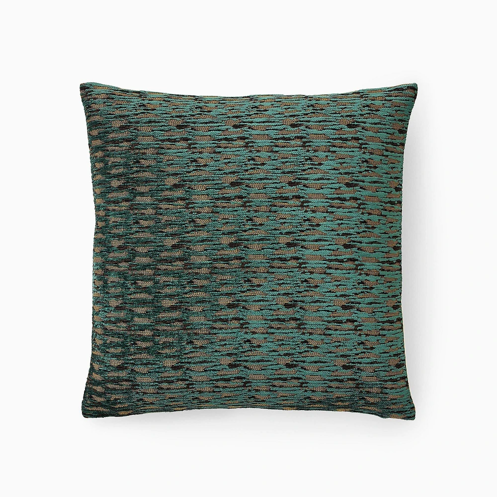 Abstract Linear Chenille Pillow Cover | West Elm