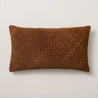 Woven Suede Pillow Cover | West Elm