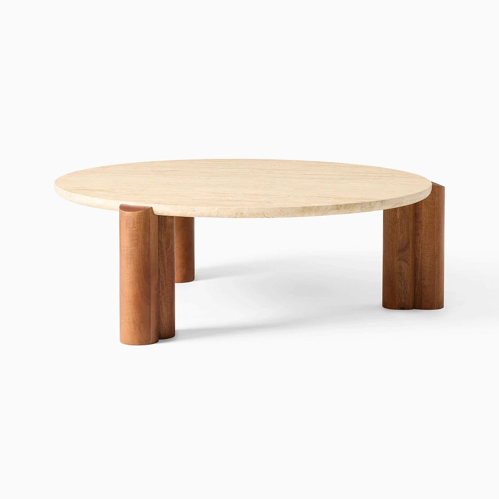 Travertine Coffee Table (44") | West Elm