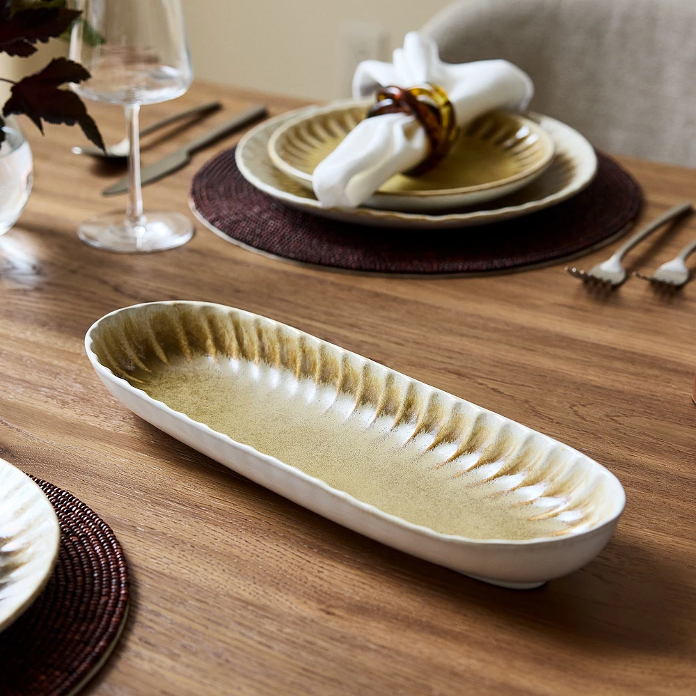 Suvi Stoneware Serving Trays & Platters | West Elm